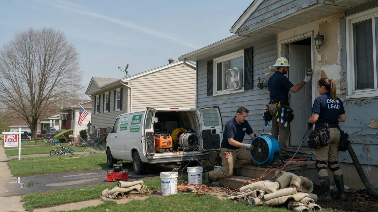 Flood Cleanup in Martins Ferry, OH near me
