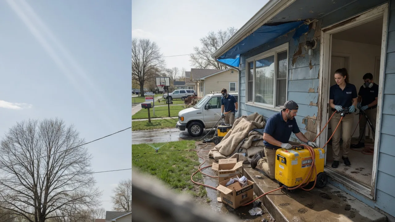 Basement Flood Cleanup in Martins Ferry, OH near me